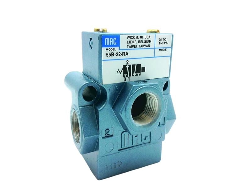 MAC VALVES INC 55B-22-RA