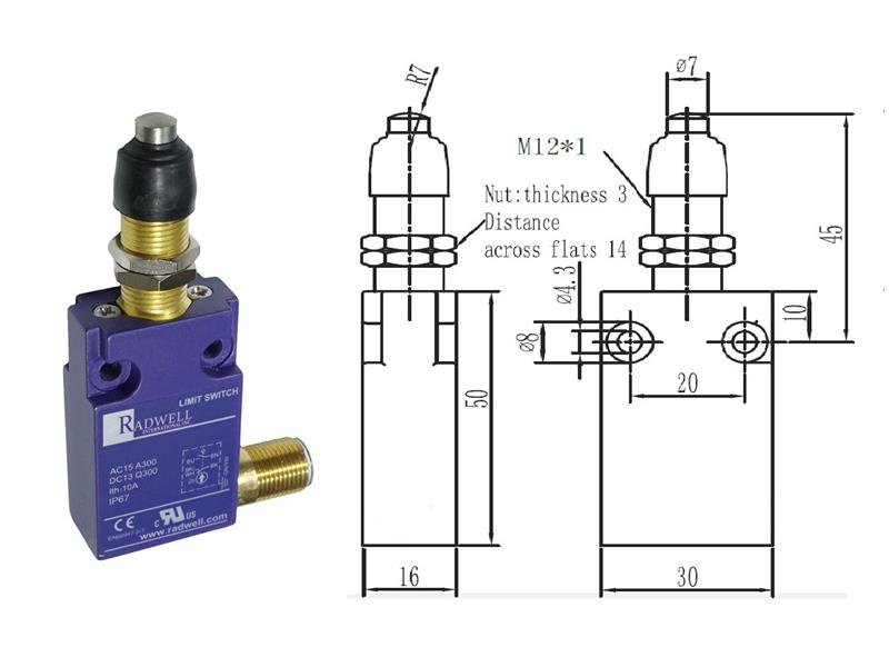 RADWELL VERIFIED SUBSTITUTE XCMN25G1C12-SUB