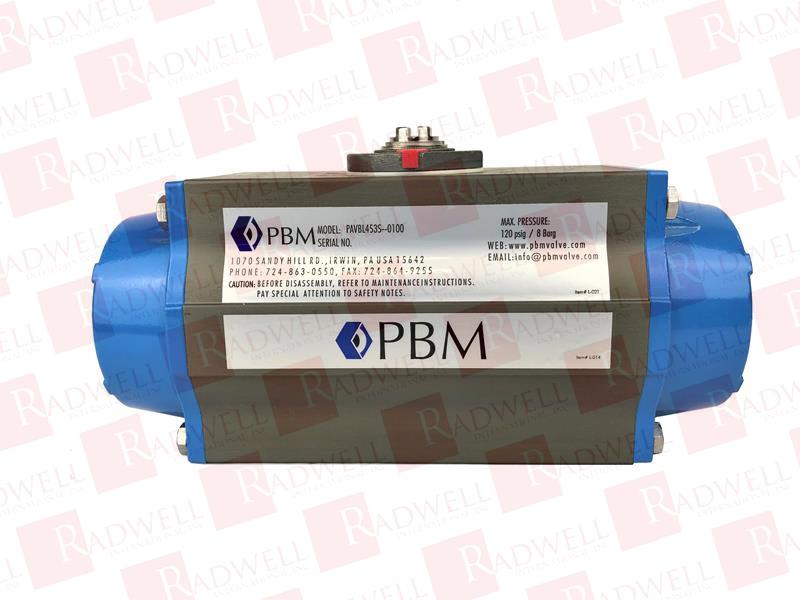PBM INC PAVBL453S--0063