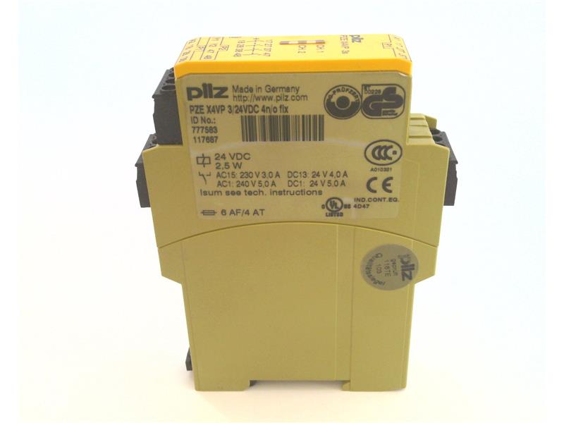 PILZ PZE X4VP 3/24VDC 4N/O FIX