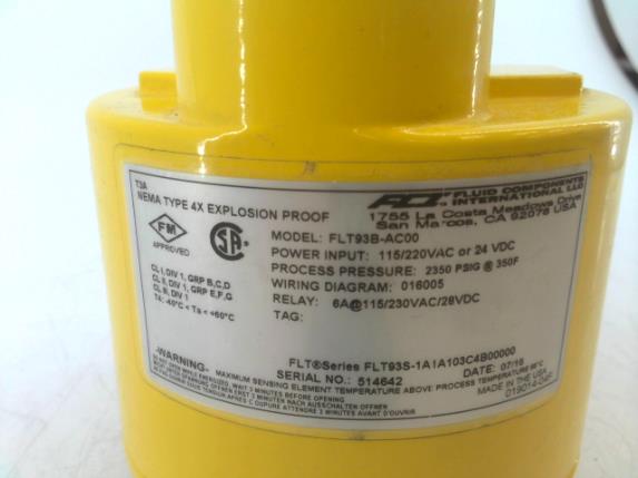 FLUID COMPONENTS FLT93B-AC00