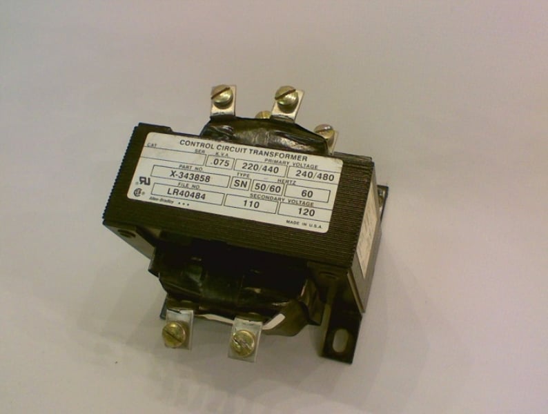 X-343858 Dry Transformer by ALLEN BRADLEY