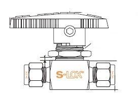 S LOK SBV3H-F-16N-PC-S6