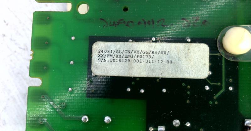 INVENSYS 2408I/AL/GN/VH/G5/R4/XX/XX/FM/XX/ENG/P0179/