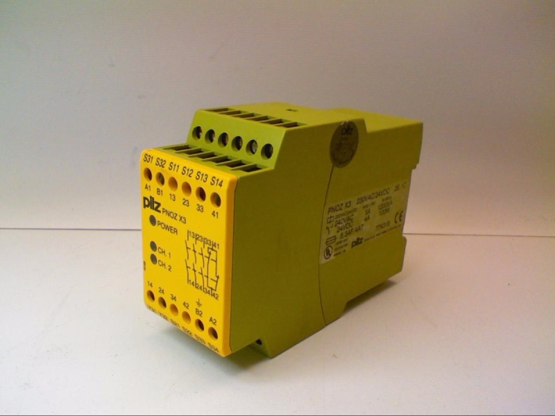 PILZ PNOZ-X3-230VAC-24VDC-3S-1O
