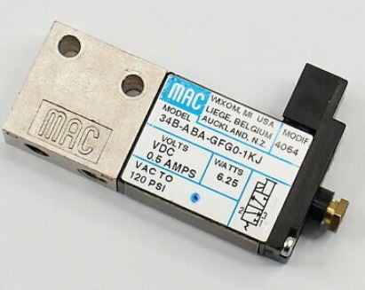 MAC VALVES INC 34B-L00-GFG0-1KJ