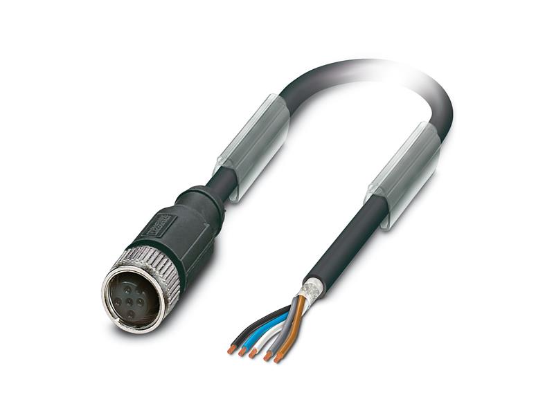 PHOENIX CONTACT SAC-5P-10,0-PUR/M12FS SH BK