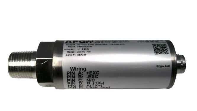 APG SENSOR PT400-L5-200.00-PSI-S-E17L-P1-M1-S10