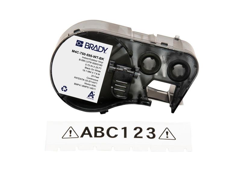 BRADY M4C-750-595-WT-BK