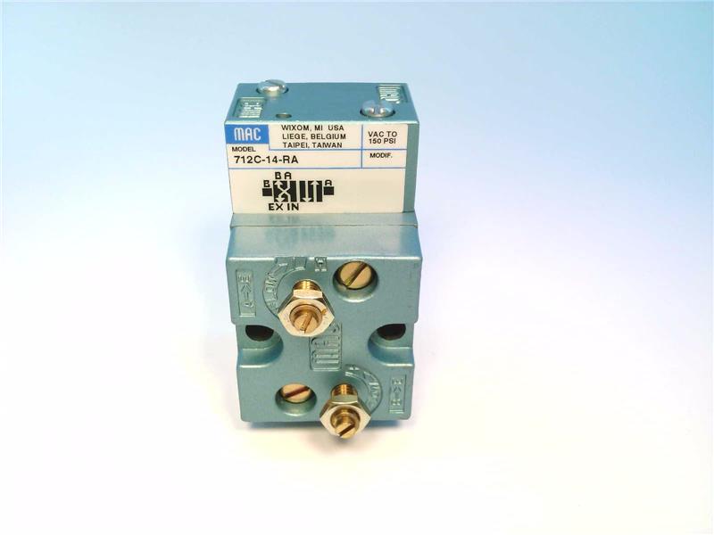 MAC VALVES INC 712C-14-RA