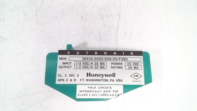 HONEYWELL 38545-0000-0110-113-F5B5