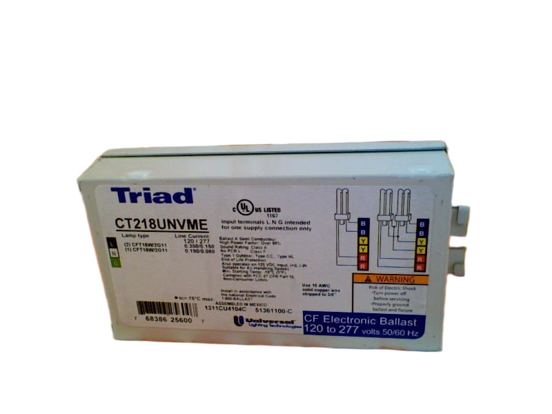 CT218UNVME001C by UNIVERSAL LIGHTING TECHNOLOGY