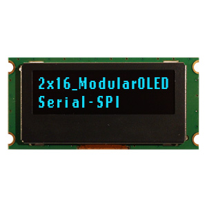 NHD-0216MW-SB3 by NEWHAVEN DISPLAY