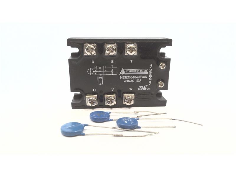 STRUTHERS DUNN RELAYS 645SZ450-90-280VAC