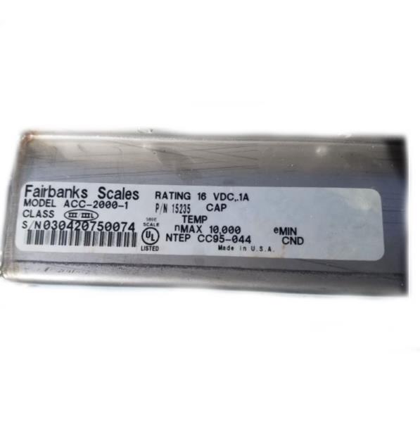 FAIRBANKS SCALE ACC-2000-1