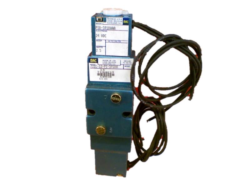 MAC VALVES INC 721C-12-PI-591BA