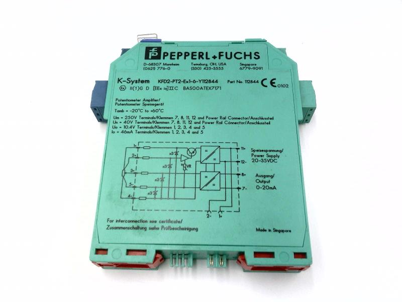 PEPPERL & FUCHS KFD2-PT2-EX1-6-Y112844