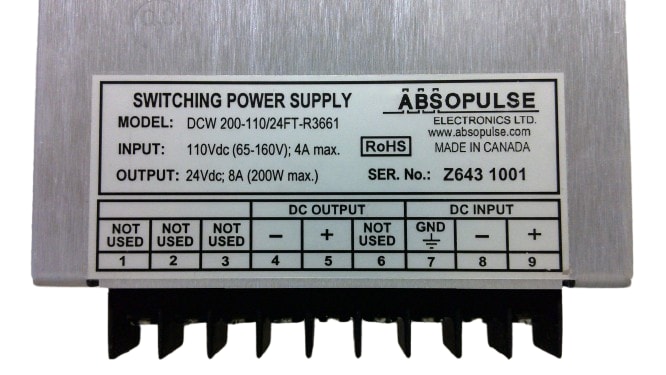 DCW-200-110/24FT-R3661 by ABSOPULSE