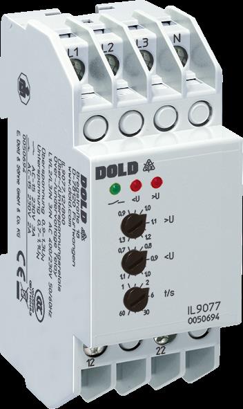 DOLD IL9077.12/800 3/N AC400/230V 1-60S