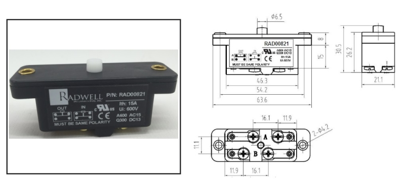 RADWELL VERIFIED SUBSTITUTE CR115B2-SUB