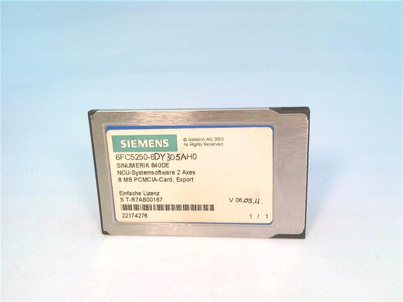 SIEMENS 6FC5250-6CY30-5AH0
