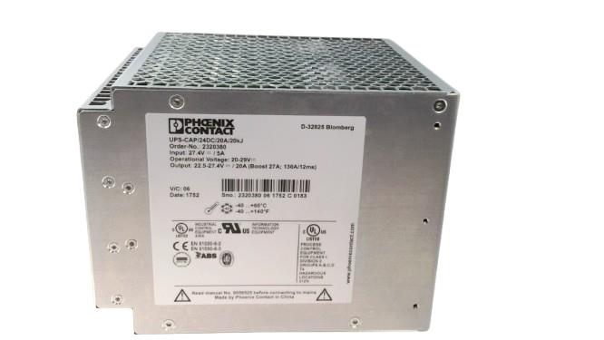 PHOENIX CONTACT UPS-CAP/24DC/20A/20KJ