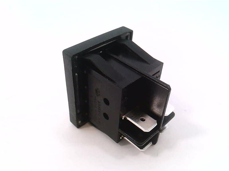 RL-25-21-P-13-BK/BK-P1 Miniature Rocker Switch by M2B TECHNOLOGIES