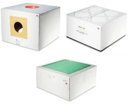 FUMEX INC FA2 (STAINLESS STEEL & POWDER COATED PAINTED STEEL) STANDARD FILTER SET