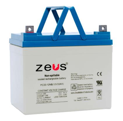 PC33-12NB par ZEUS BATTERY PRODUCTS