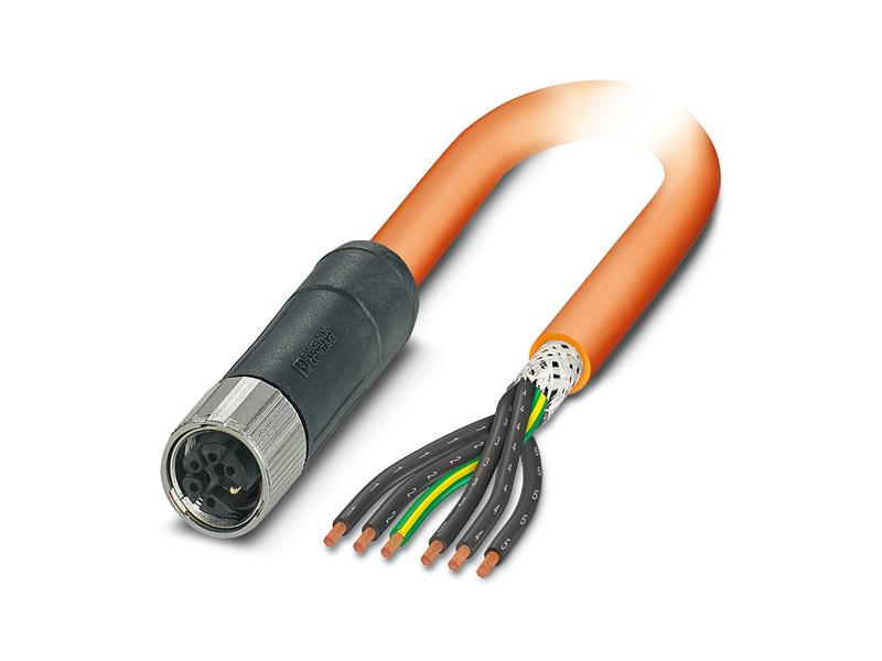 PHOENIX CONTACT SAC-6P-10,0-PVC/M12FSM PE SH