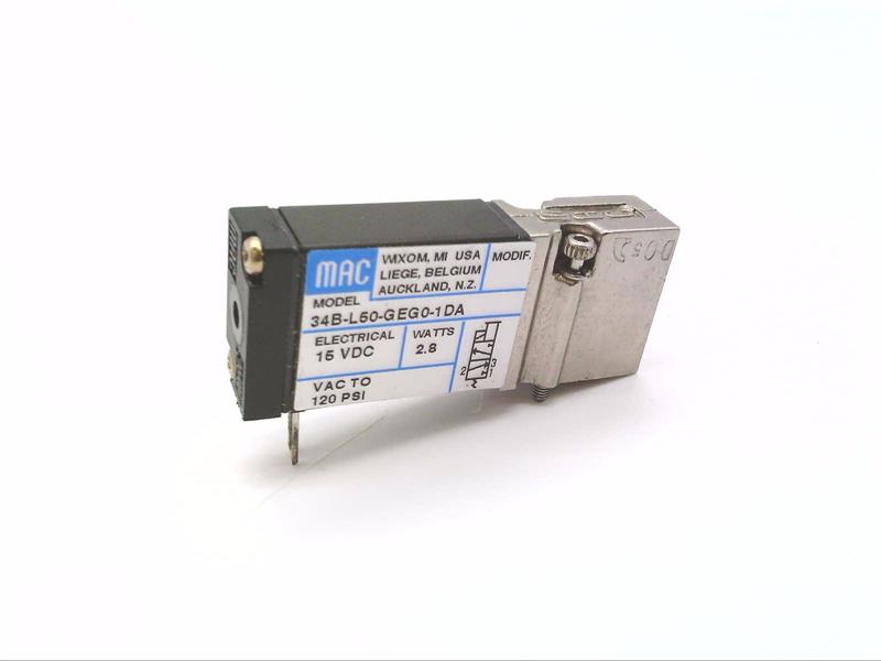 MAC VALVES INC 34B-L50-GEG0-1DA