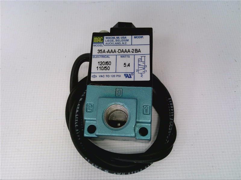 MAC VALVES INC 35A-AAA-DAAA-2BA