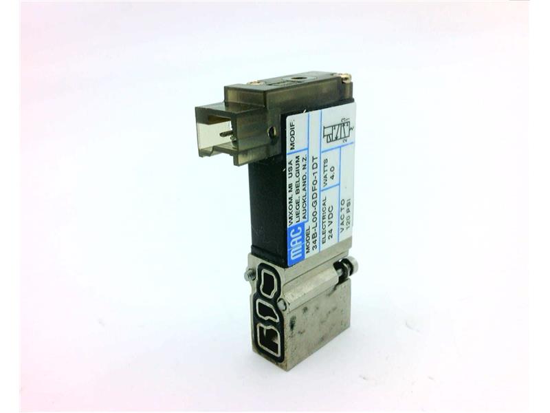 MAC VALVES INC 34B-L00-GDF0-1DT