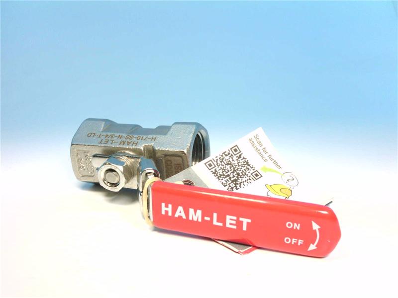 HAM-LET H-710-SS-N-3/4-T-LD