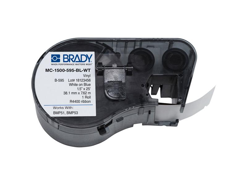 BRADY MC-1500-595-BL-WT
