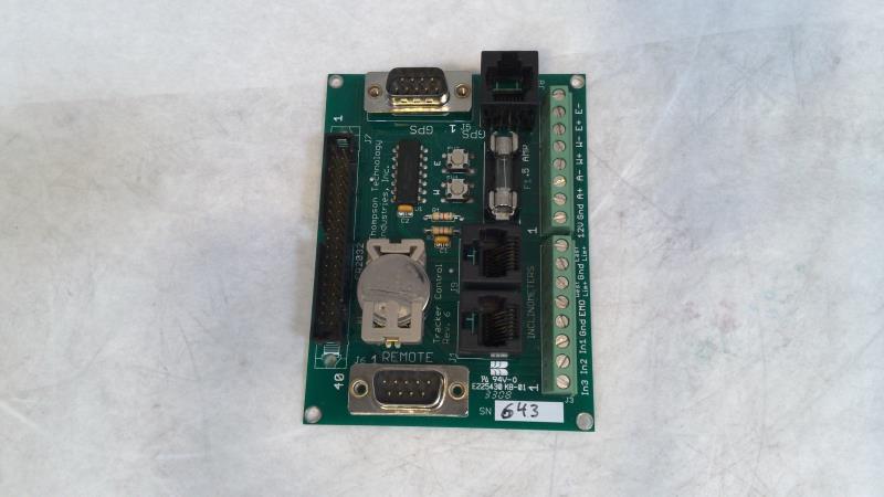THOMPSON INDUSTRIES TRACKER CONTROL