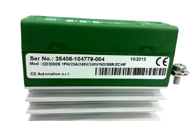 DANAHER CONTROLS CD3000S 1PH/25A/240V/240V/NO/SSR/ZC/NF