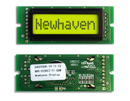 NEWHAVEN DISPLAY NHD-0108CZ-FL-GBW