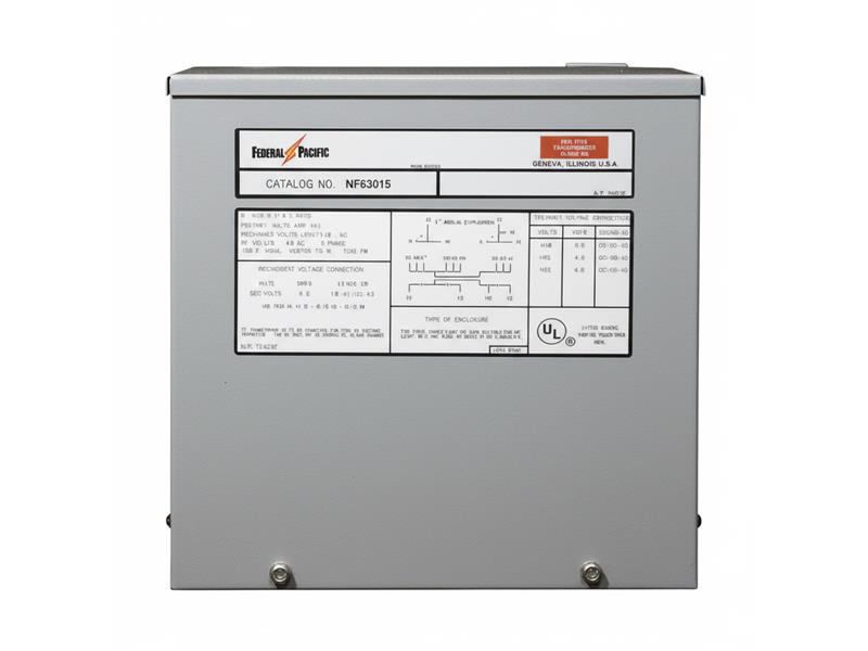 FEDERAL PACIFIC TRANSFORMER NF63015