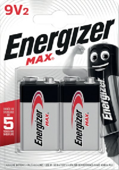 9V P2 MAX by ENERGIZER