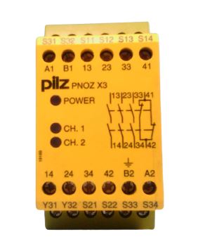 PILZ PNOZ-X3-24VAC/DC-3S1O