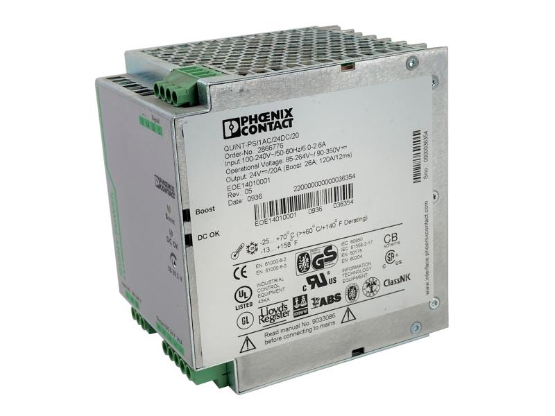 PHOENIX CONTACT QUINT-PS/1AC/24DC/20
