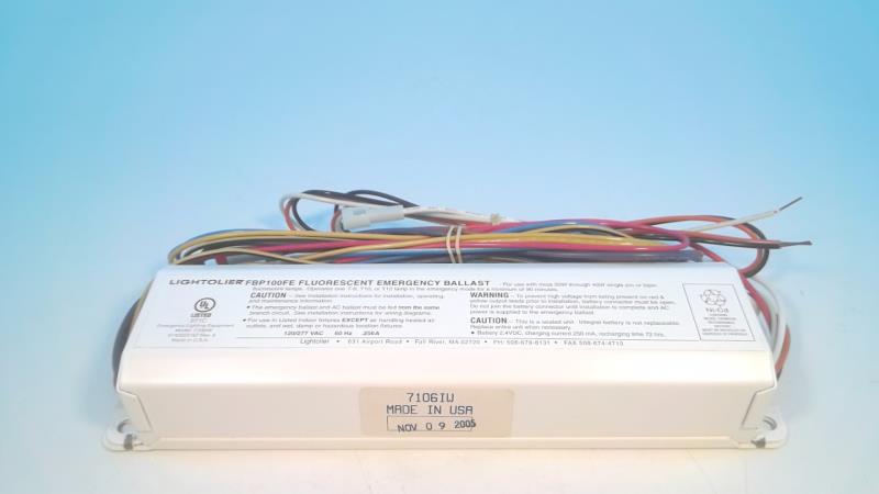 LIGHTOLIER FBP100FE