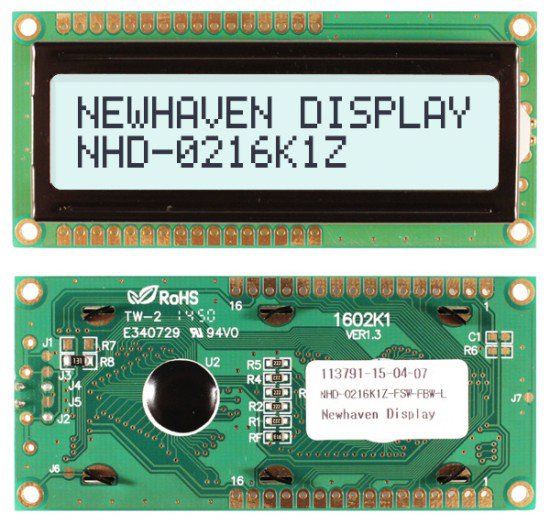 NHD-0216K1Z-FSW-FBW-L by NEWHAVEN DISPLAY