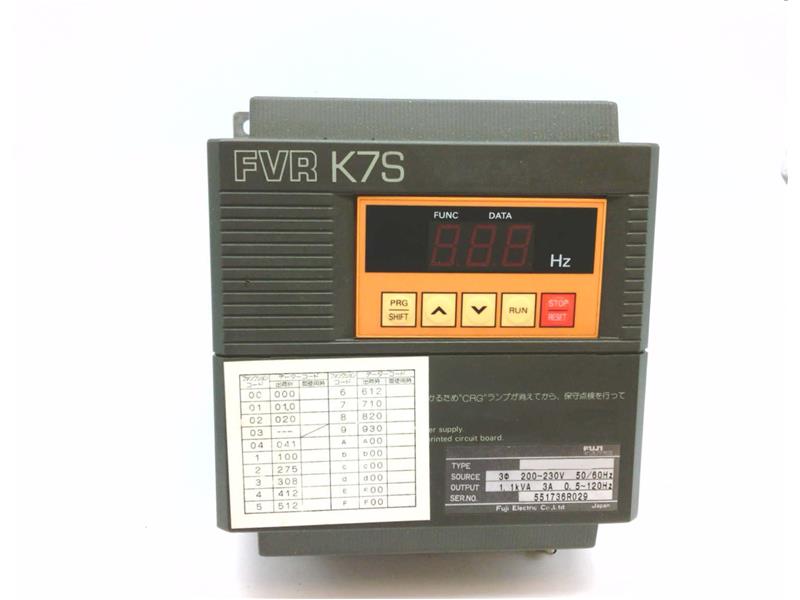FUJI ELECTRIC FVR-037K7S-2UX