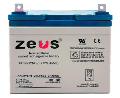 PC36-12NB por ZEUS BATTERY PRODUCTS