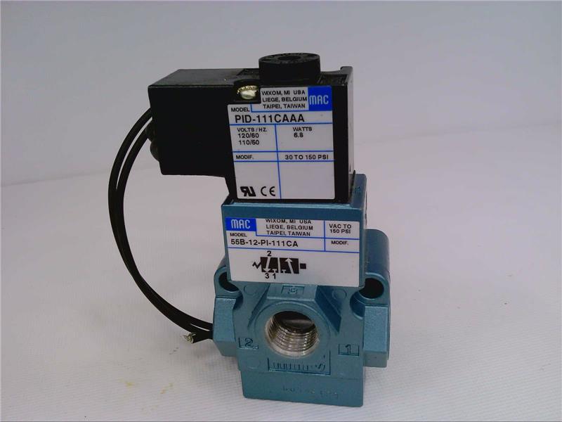 MAC VALVES INC 55B-12-PI-111CA