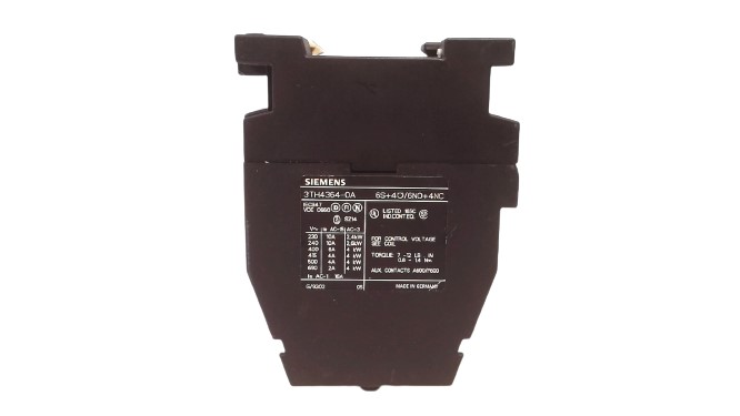SIEMENS 3TH4364-0AK6