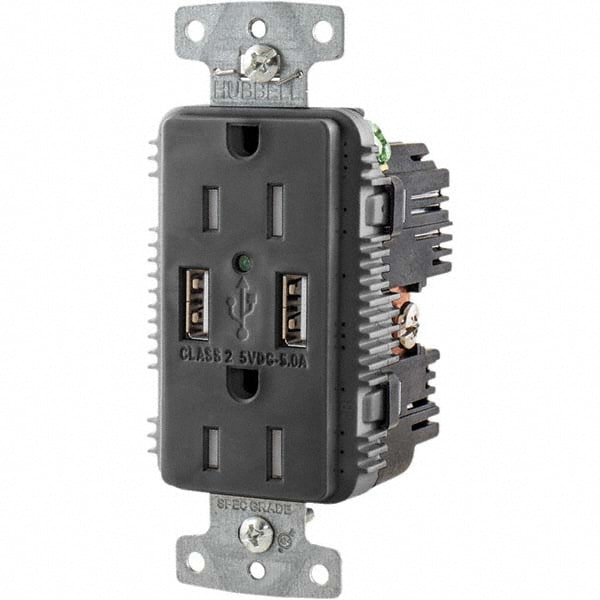 HUBBELL USB15A5BK