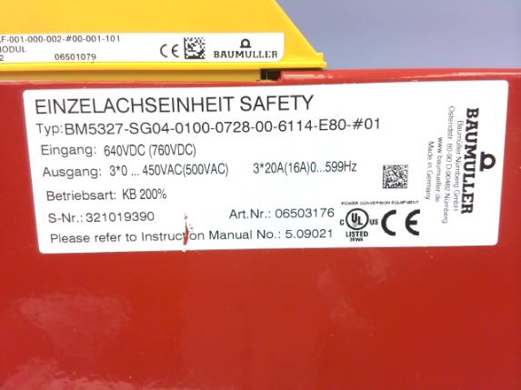 BAUMULLER BM5327-SG04-0100-0728-00-6114-E80-#01